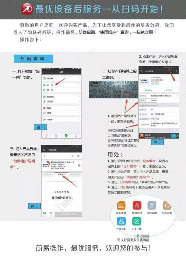 西安泰富西瑪電機(jī)2018年1月1日起全面啟用產(chǎn)品防偽碼系統(tǒng)。